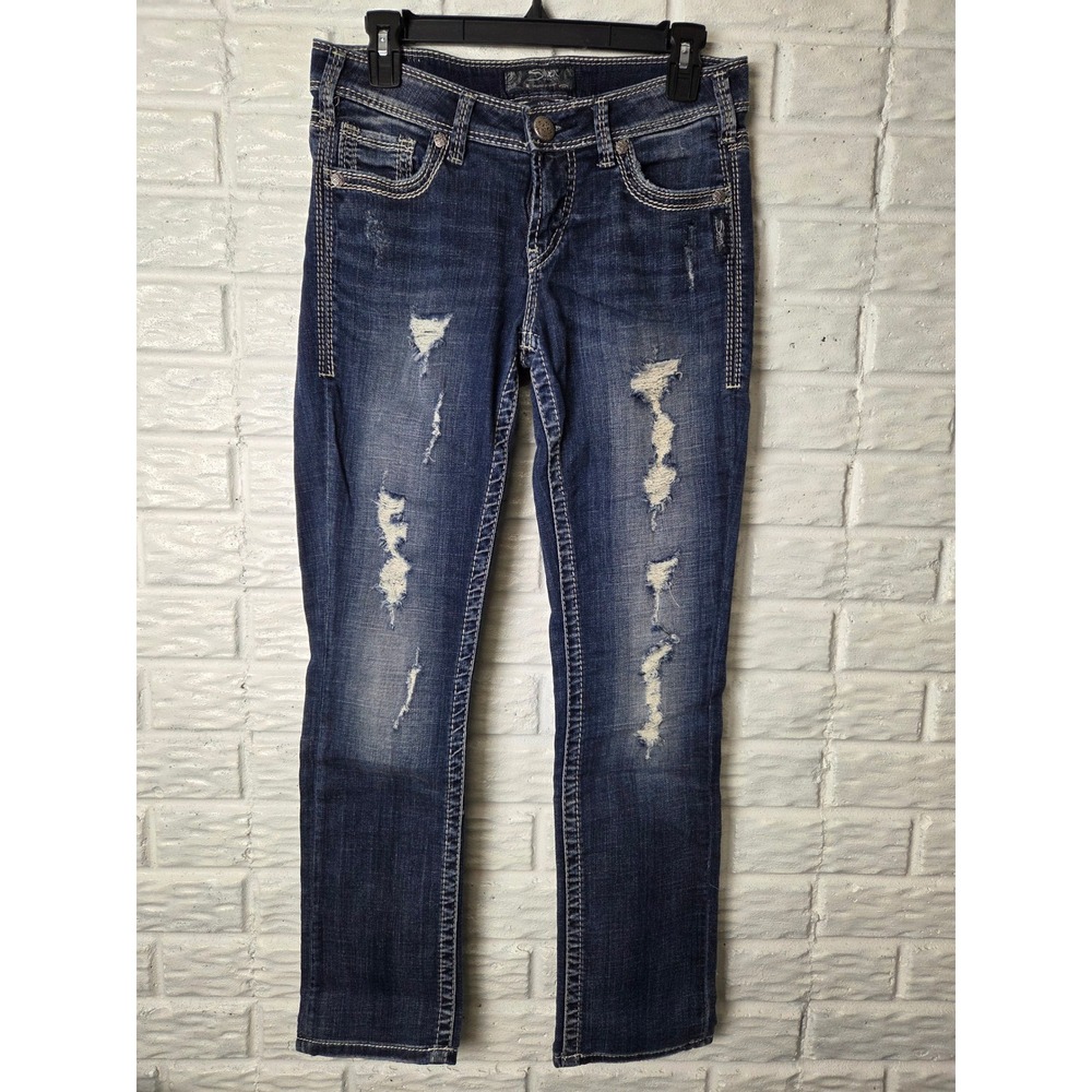 Silver Jeans Co Aiko Straight jeans Women's size 29 Stretch 30" Inseam